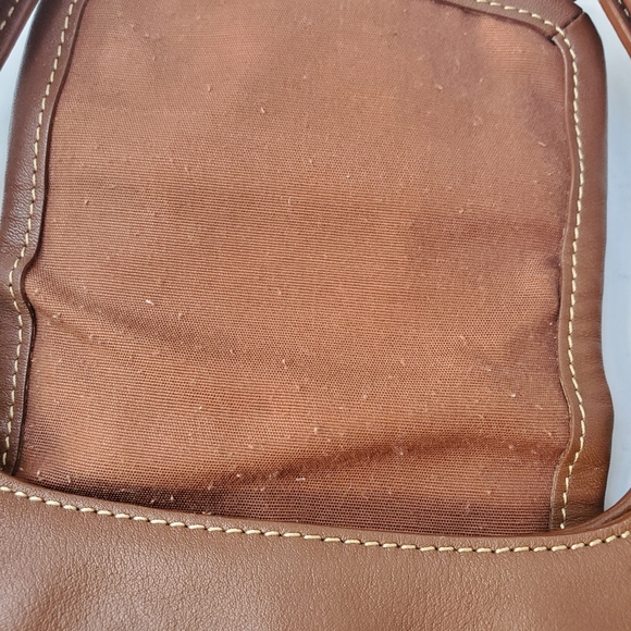 100% Leather ETIENNE Aigner Purse Bag Short Shoulder Handle Lots of Pockets! - Picture 7 of 11